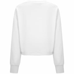 Los Angeles Angels Levelwear Women's Judd Cornerstone Cropped Sweatshirt White