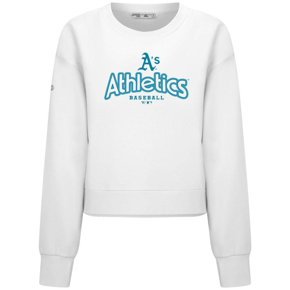 Athletics Levelwear Women's Judd Cornerstone Cropped Sweatshirt White