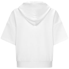 Kansas City Royals Levelwear Women's Amber Short Sleeve Cornerstone Hoodie White