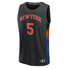 Jose Alvarado New York Knicks Fast Break Replica Jersey - Black - Statement Edition sale