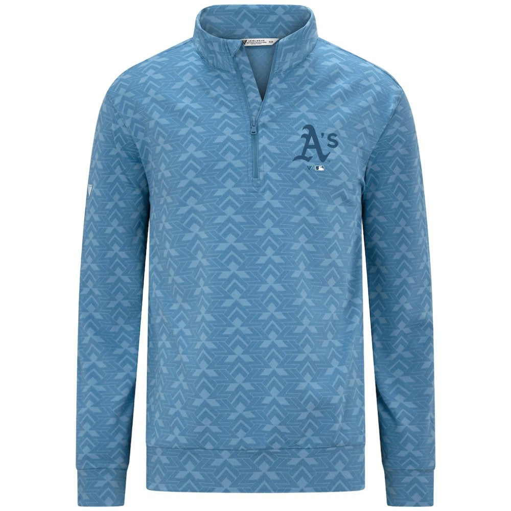 Athletics Levelwear Chameleon Quarter-Zip Pullover Blue