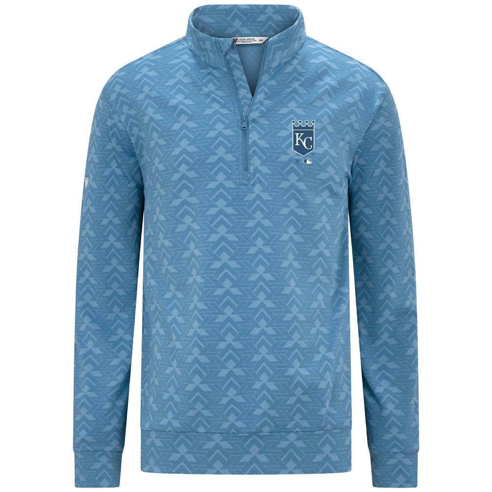 Kansas City Royals Levelwear Chameleon Quarter-Zip Pullover Blue