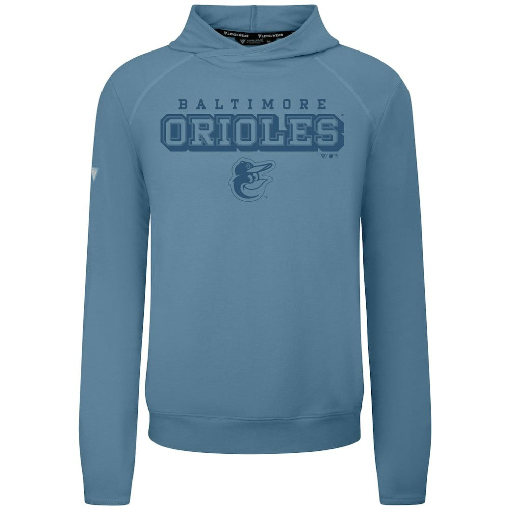 Baltimore Orioles Levelwear Mandate Tri-Blend Hoodie Blue