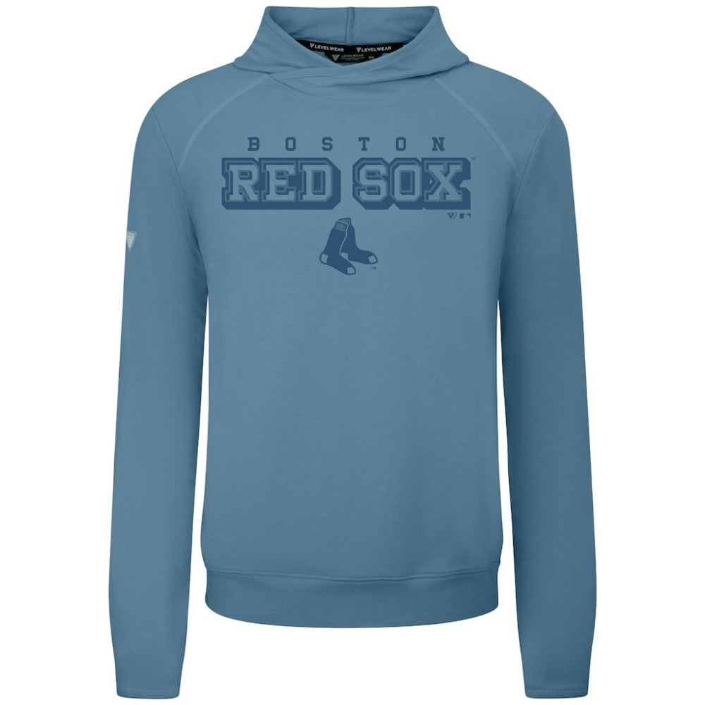 Boston Red Sox Levelwear Mandate Tri-Blend Hoodie Blue