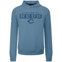 Cincinnati Reds Levelwear Mandate Tri-Blend Hoodie Blue