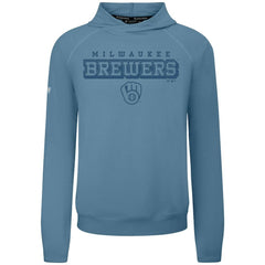 Milwaukee Brewers Levelwear Mandate Tri-Blend Hoodie Blue