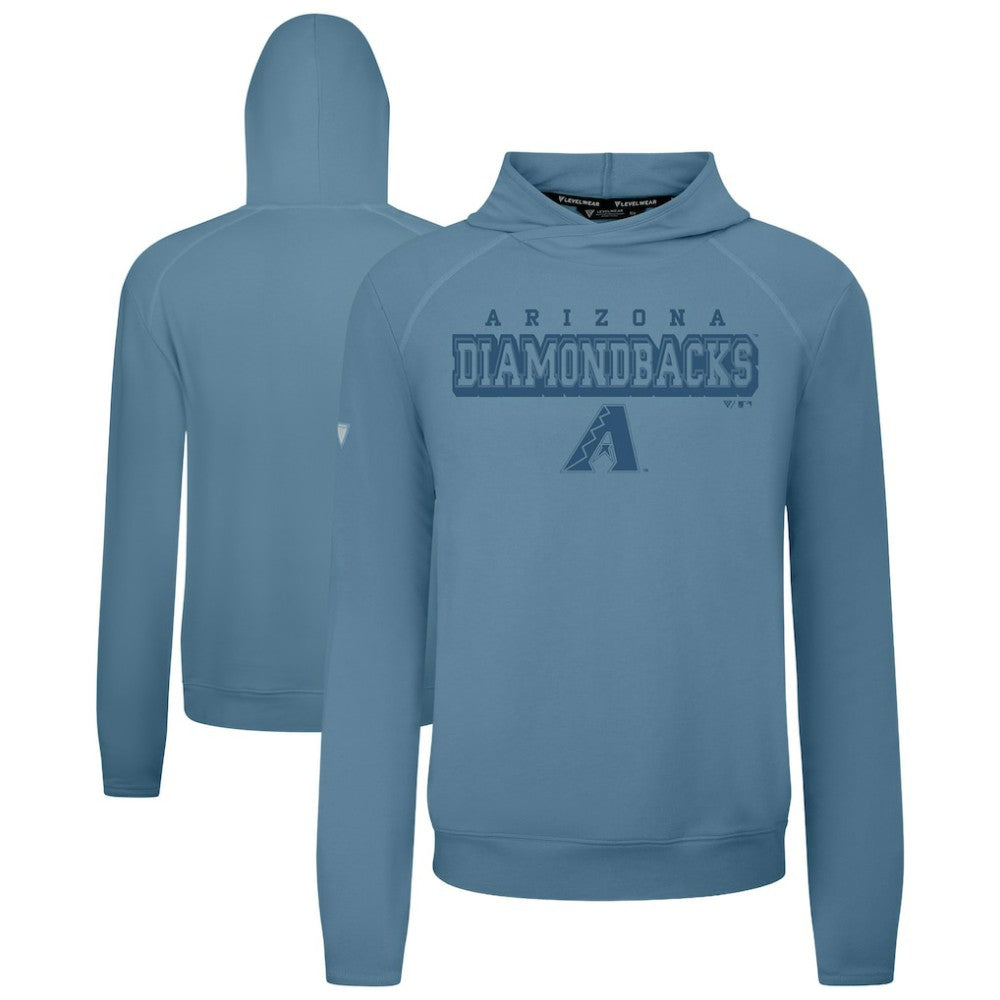 Arizona Diamondbacks Levelwear Mandate Tri-Blend Hoodie Blue