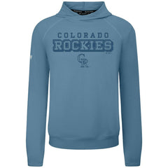 Colorado Rockies Levelwear Mandate Tri-Blend Hoodie Blue
