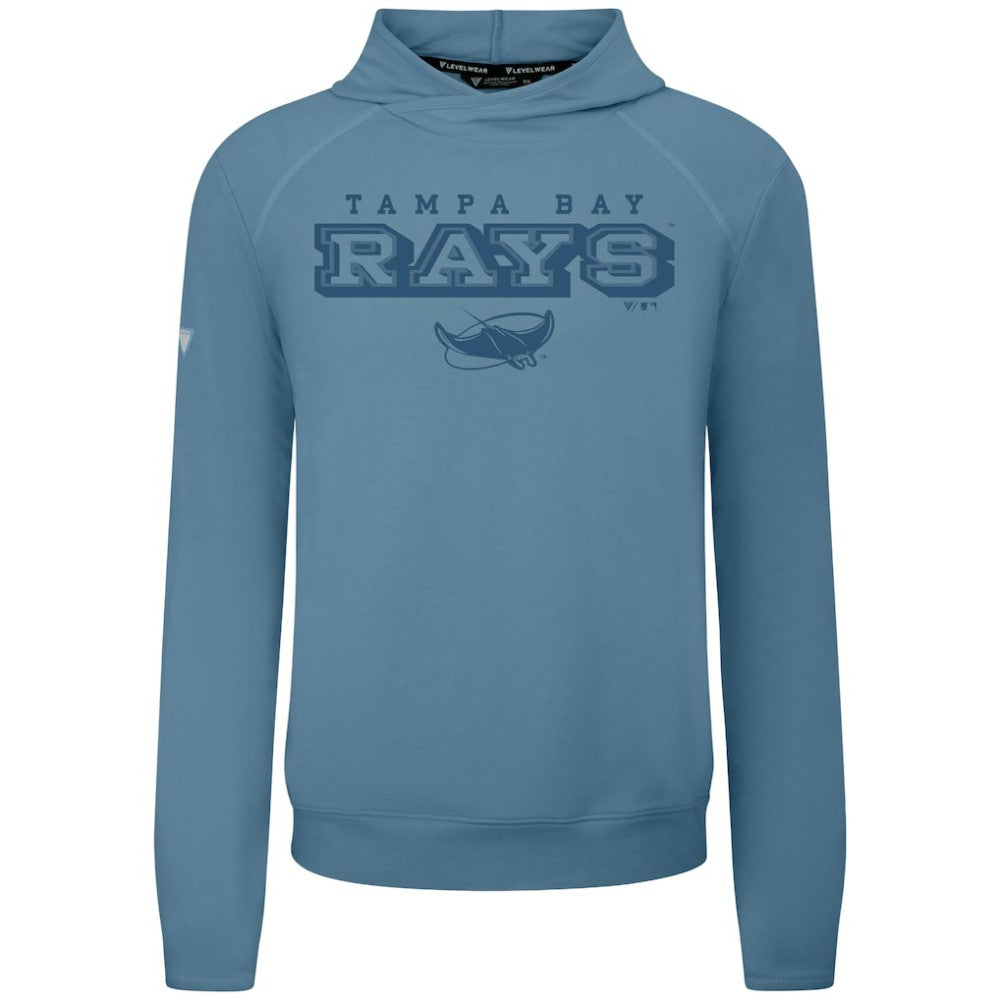 Tampa Bay Rays Levelwear Mandate Tri-Blend Hoodie Blue