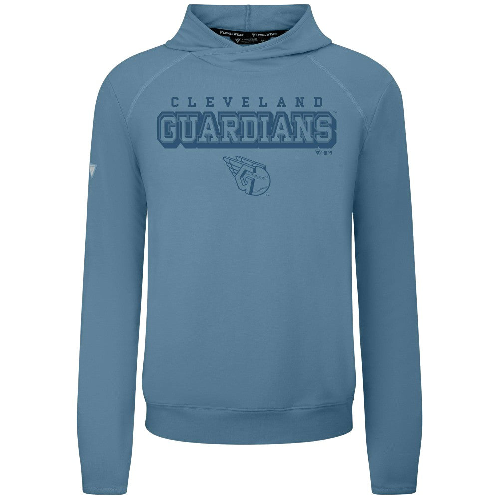 Cleveland Guardians Levelwear Mandate Tri-Blend Hoodie Blue
