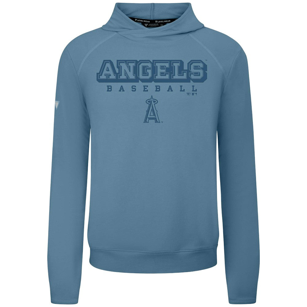 Los Angeles Angels Levelwear Mandate Tri-Blend Hoodie Blue