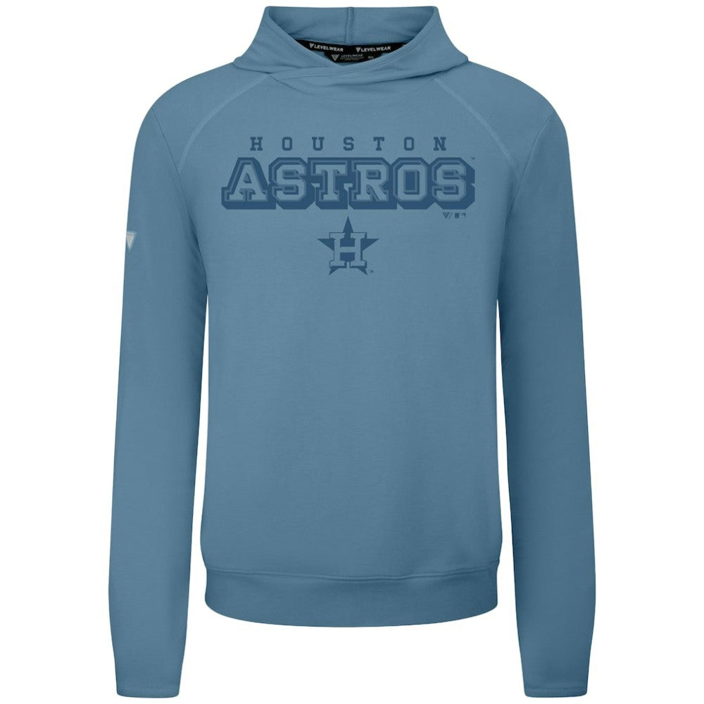 Houston Astros Levelwear Mandate Tri-Blend Hoodie Blue