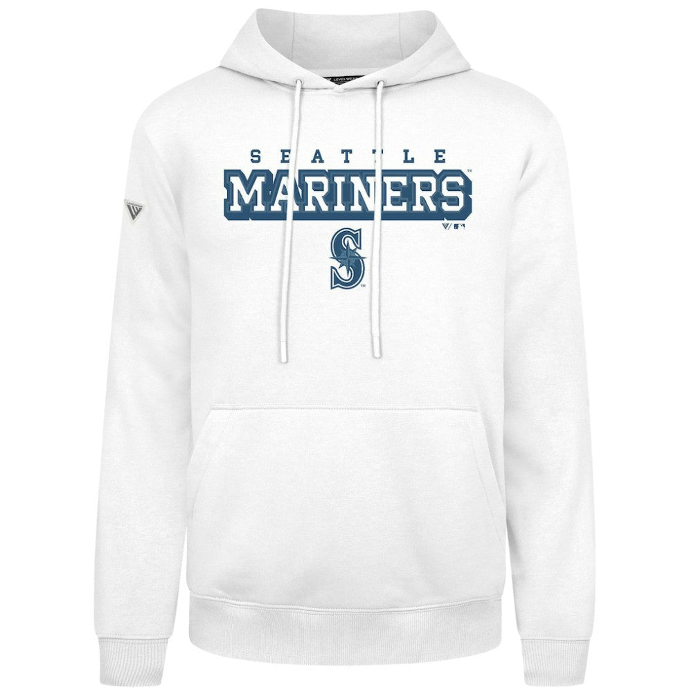 Seattle Mariners Levelwear Podium Hoodie White