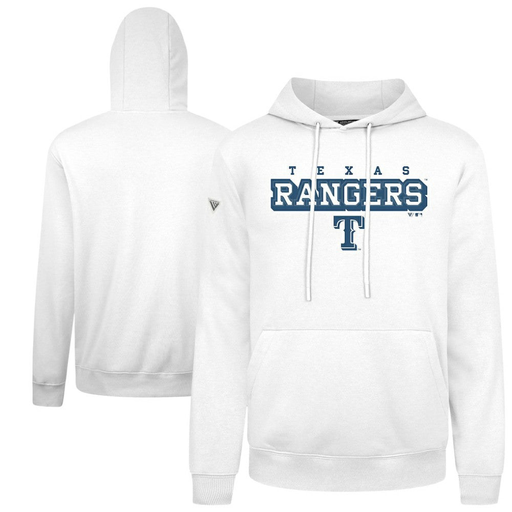 Texas Rangers Levelwear Podium Hoodie White