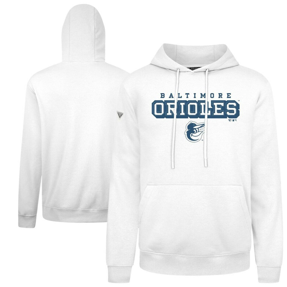 Baltimore Orioles Levelwear Podium Hoodie White