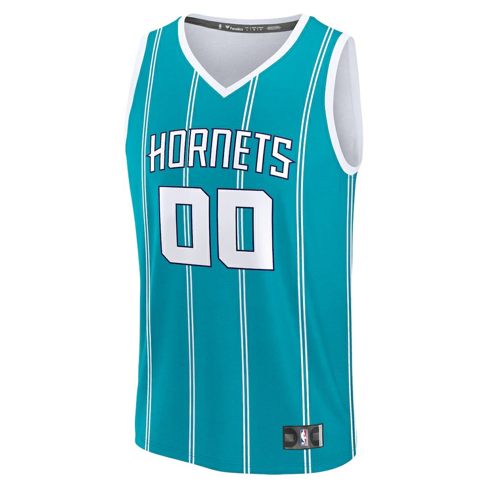 Charlotte Hornets Fast Break Custom Jersey - Icon Edition - Teal cheap