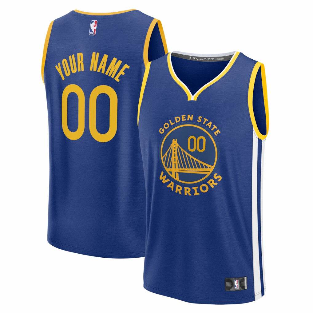 Golden State Warriors Fast Break Custom Jersey sale - Icon Editi- Royal sale