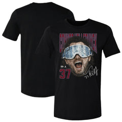 Connor Hellebuyck US Men's Hockey 500 Level Goggles T-Shirt - Black T-shirts