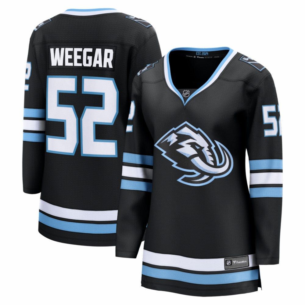MacKenzie Weegar Utah Mammoth Fanatics Women's Home Breakaway Jersey - Black Jerseys