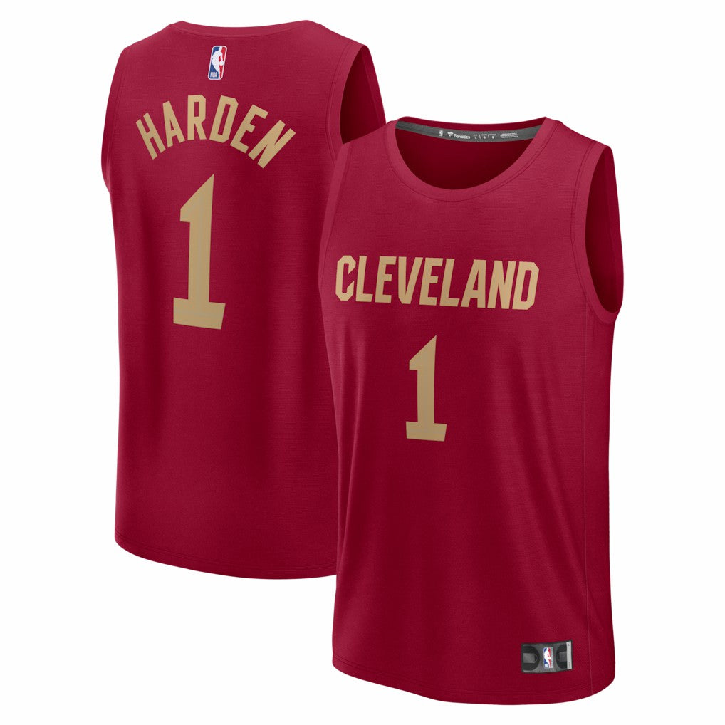 James Harden Cleveland Cavaliers Fast Break Replica Jersey sale - Icon Editi- Wine discount