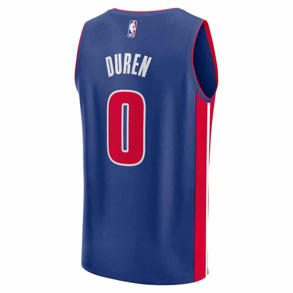 Jalen Duren Detroit Pistons Fast Break Replica Jersey sale - Icon Editi- Blue cheap