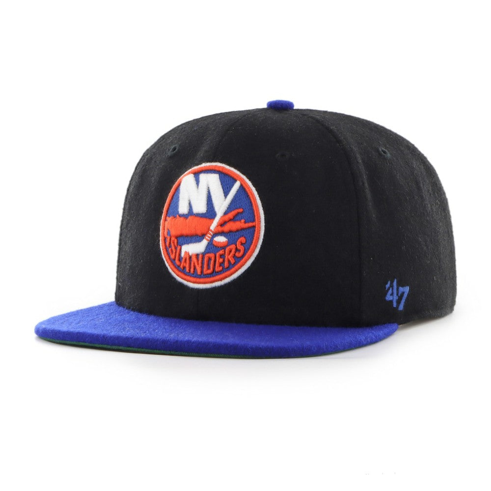 New York Islanders '47 Aldrich 2-Tone Captain Adjustable Hat - Black/Royal Hats