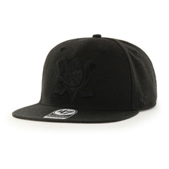 Anaheim Ducks '47 No Shot Captain Snapback Hat - Black Hats