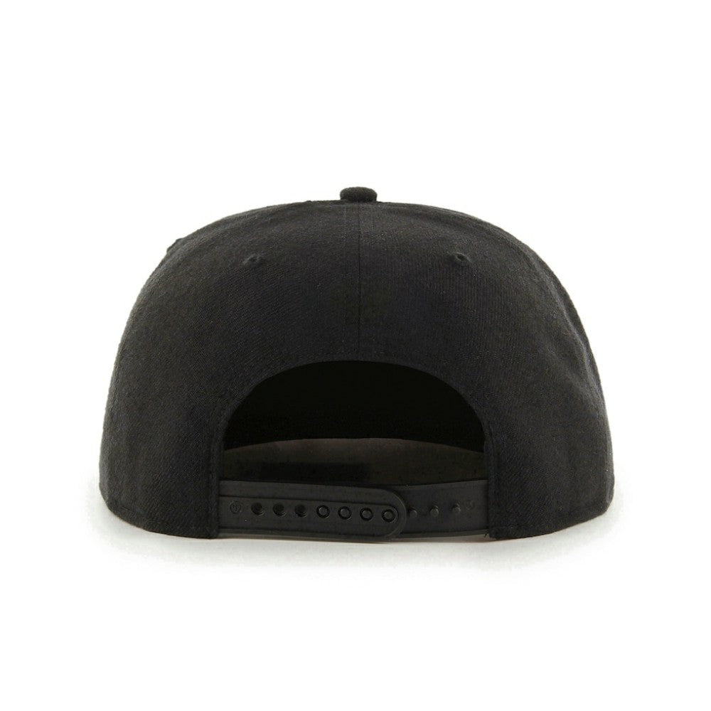 Anaheim Ducks '47 No Shot Captain Snapback Hat - Black Hats