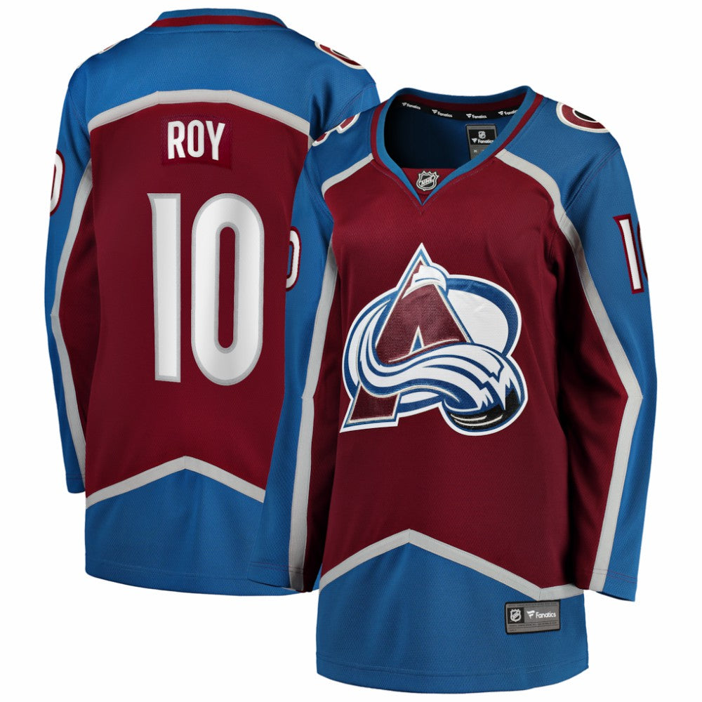 Nicolas Roy Colorado Avalanche Fanatics Women's Home Breakaway Jersey - Burgundy Jerseys