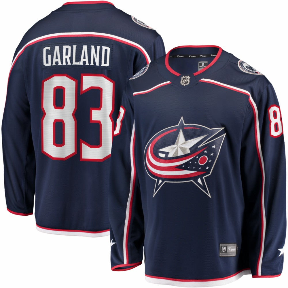 Conor Garland Columbus Blue Jackets Fanatics Home Breakaway Jersey - Navy Jerseys