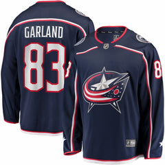 Conor Garland Columbus Blue Jackets Fanatics Home Breakaway Jersey - Navy Jerseys