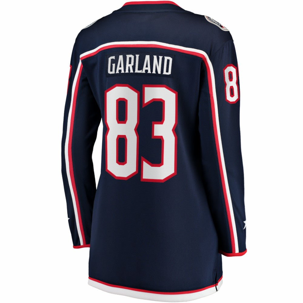 Conor Garland Columbus Blue Jackets Indiana Women's Home Breakaway Jersey - Navy Jerseys
