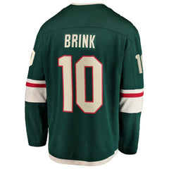 Bobby Brink Minnesota Wild Fanatics Home Breakaway Jersey - Green Jerseys