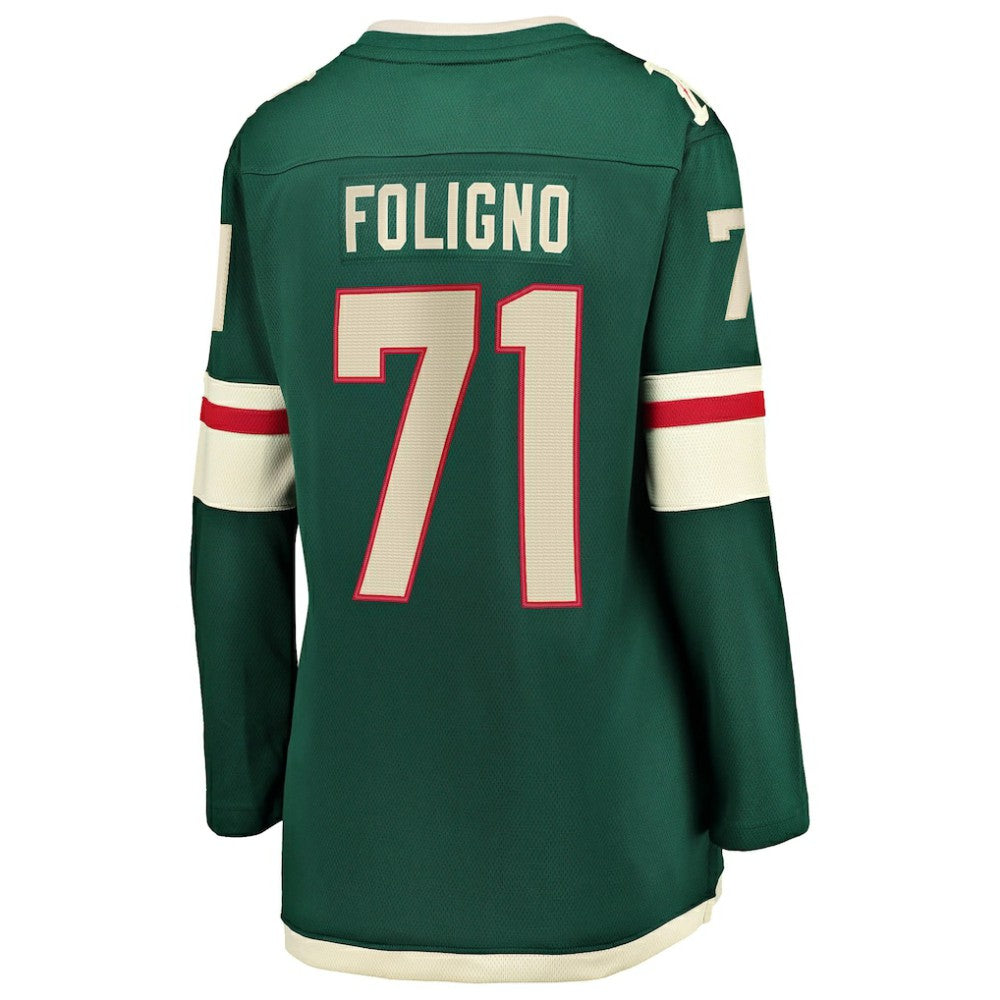 Nick Foligno Minnesota Wild Fanatics Women's Home Breakaway Jersey - Green Jerseys