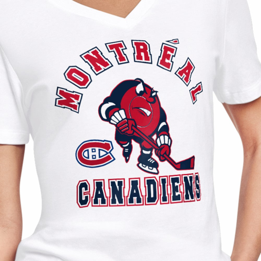 Montreal Canadiens Starter Women's Tough Puck T-Shirt - White T-shirts