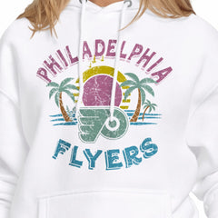 Philadelphia Flyers Starter Women's Tonal Beach Hoodie - White Hoodies