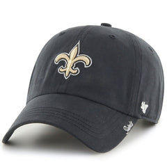 New Orleans Saints '47 Women's Miata Clean Up Adjustable Hat - Black cheap