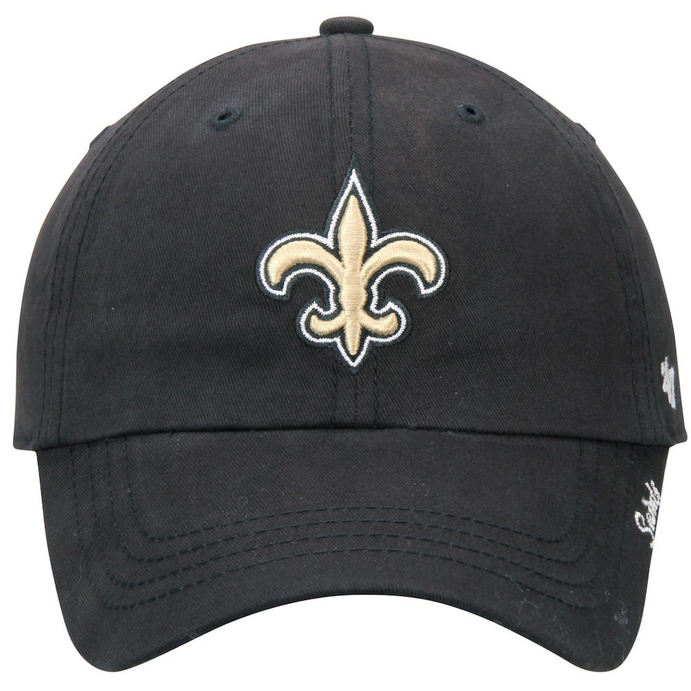 New Orleans Saints '47 Women's Miata Clean Up Adjustable Hat - Black cheap