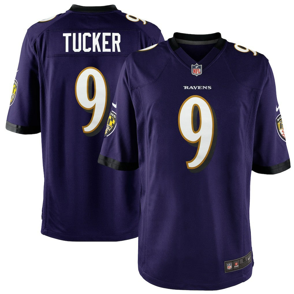 Justin Tucker Baltimore Ravens Youth Game Jersey - Purple sale