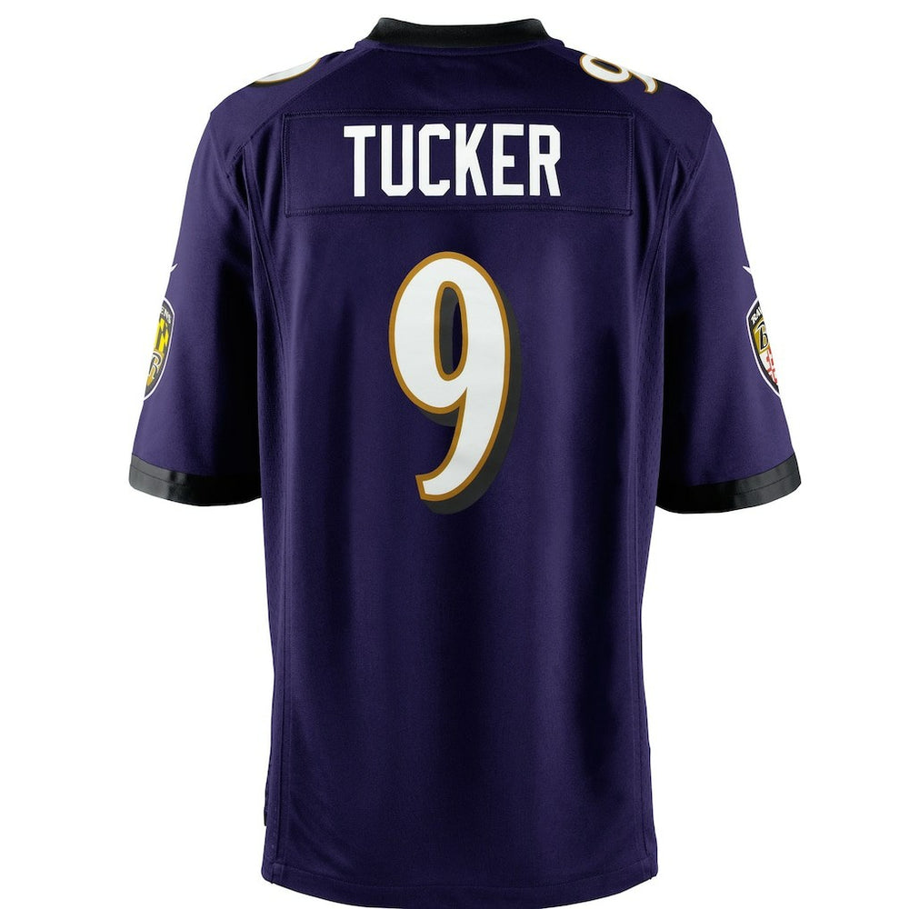 Justin Tucker Baltimore Ravens Youth Game Jersey - Purple sale