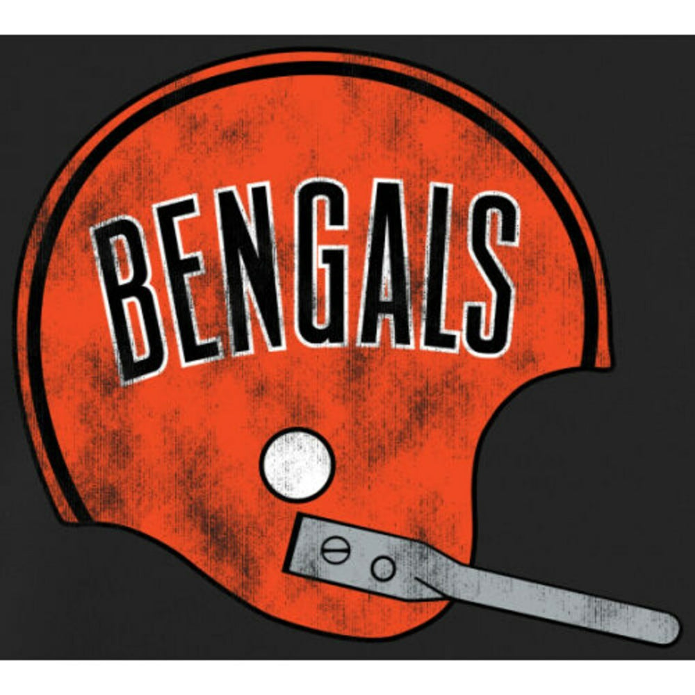 Cincinnati Bengals Throwback Logo Pullover Hoodie - Black discount
