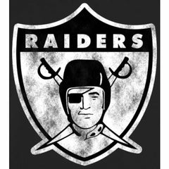 Las Vegas Raiders Throwback Logo Pullover Hoodie - Black discount