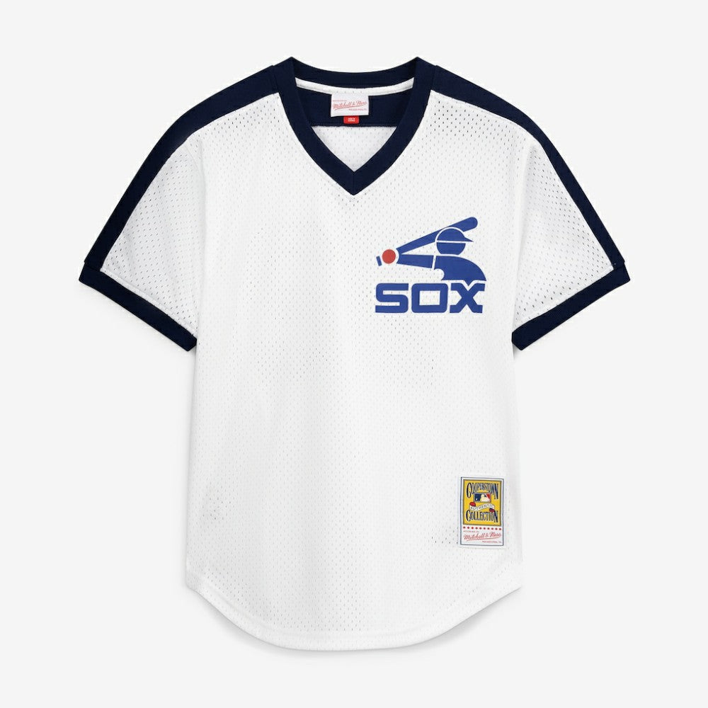 Carlton Fisk Chicago White Sox Authentic Batting Practice Jersey White