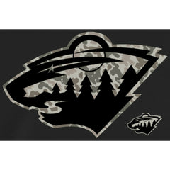 Minnesota Wild Rink Warrior Pullover Hoodie - Black Hoodies