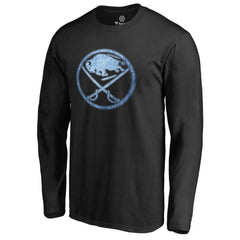 Buffalo Sabres Pond Hockey Long Sleeve T-Shirt - Black T-shirts