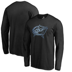 Columbus Blue Jackets Pond Hockey Long Sleeve T-Shirt - Black T-shirts