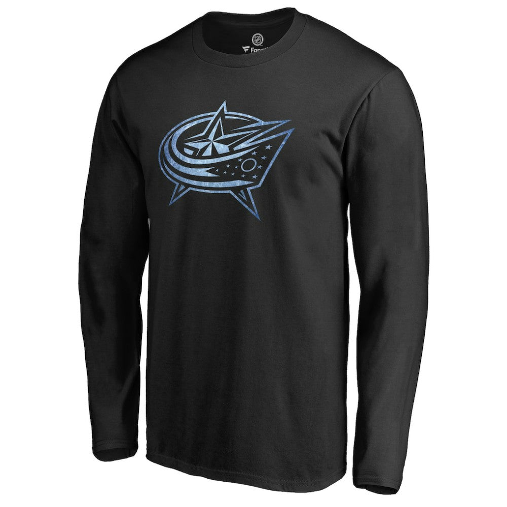 Columbus Blue Jackets Pond Hockey Long Sleeve T-Shirt - Black T-shirts