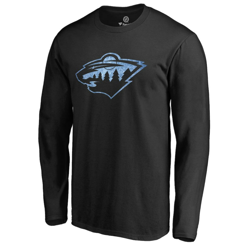 Minnesota Wild Pond Hockey Long Sleeve T-Shirt - Black T-shirts