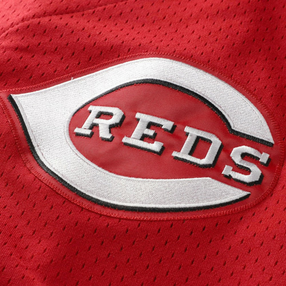 Barry Larkin Cincinnati Reds Throwback Cooperstown Mesh Batting Practice Jersey Red