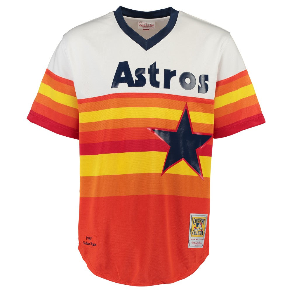 Nolan Ryan Houston Astros Throwback Authentic Jersey White